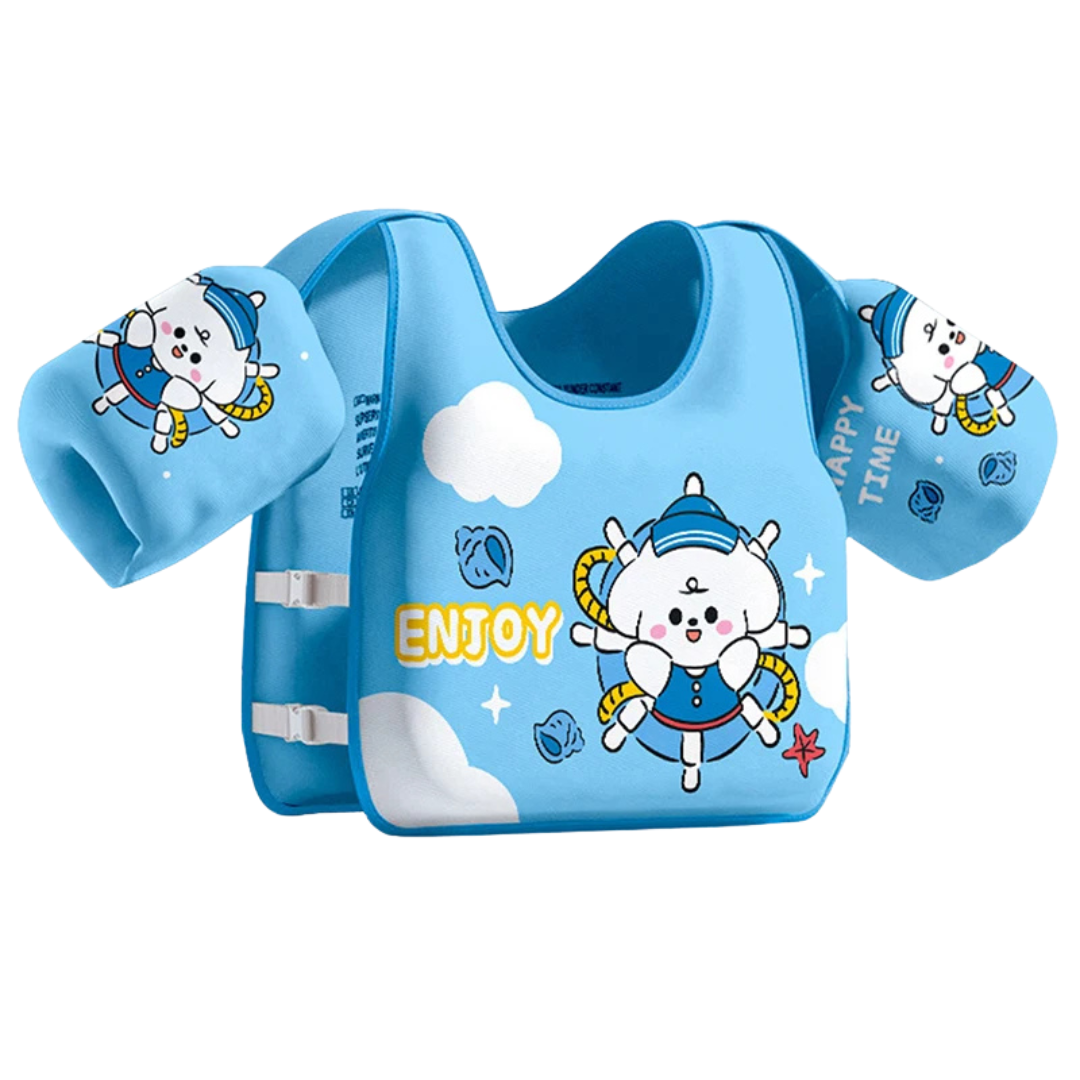 Colete de Natação Infantil Float&Fun – Flutue com Confiança
