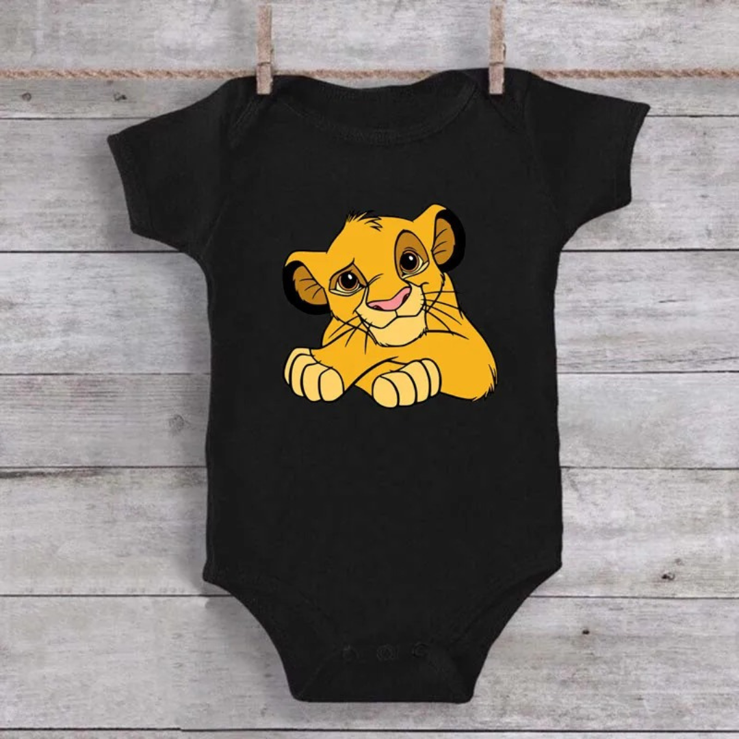 Body Simba Encantado – O Rei da Fofura (Preto)