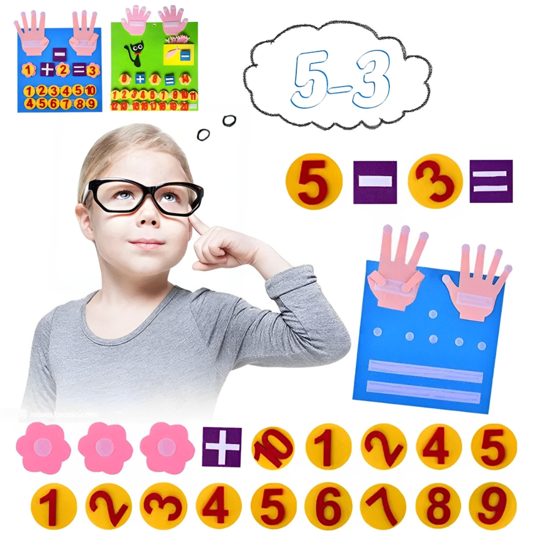 Brinquedo Montessori de Contagem – Matemática Sensorial