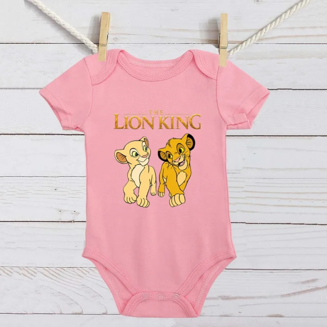 Body Simba Encantado – O Rei da Fofura (Rosa)