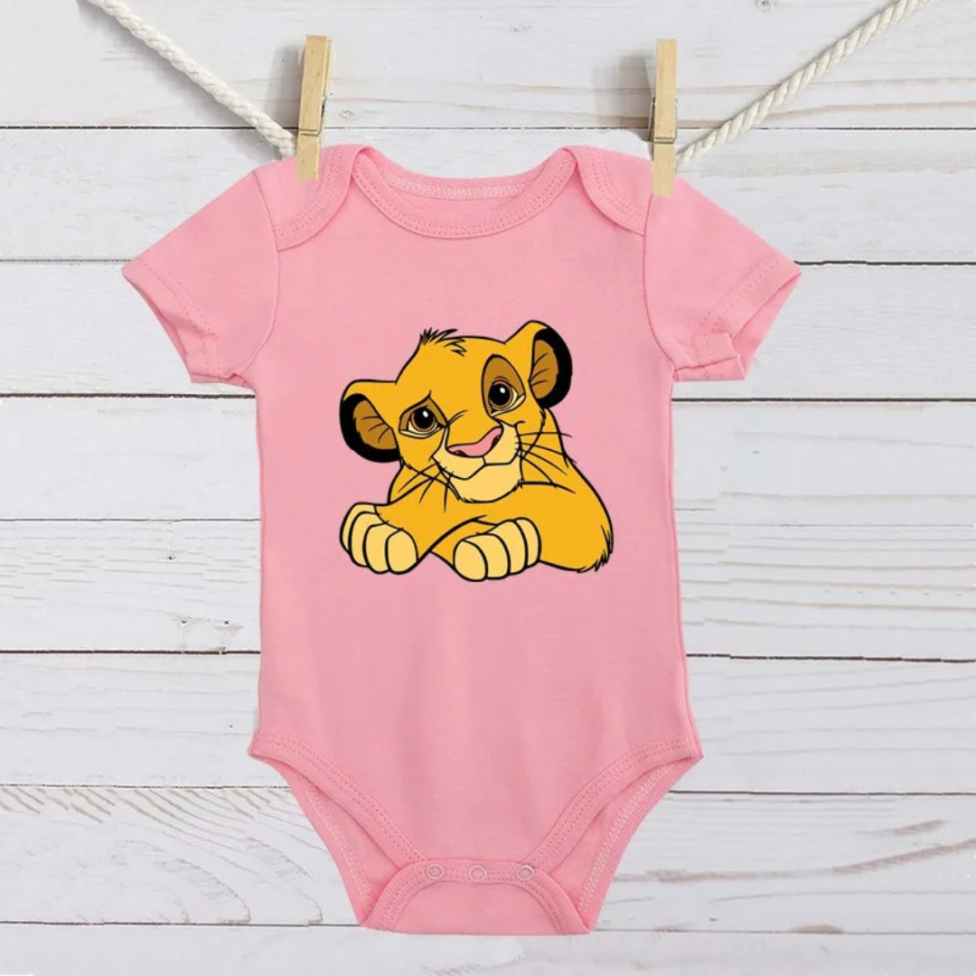 Body Simba Encantado – O Rei da Fofura (Rosa)