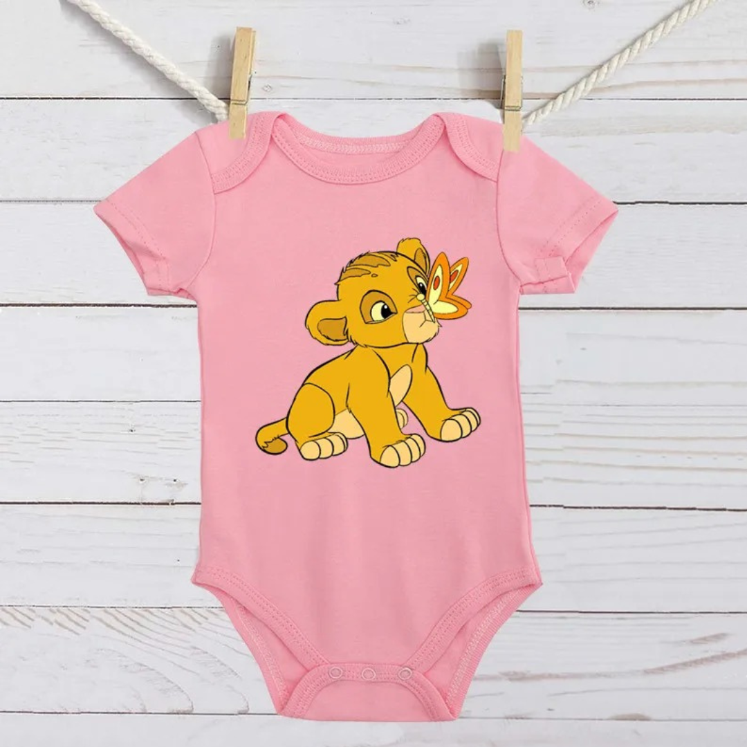 Body Simba Encantado – O Rei da Fofura (Rosa)