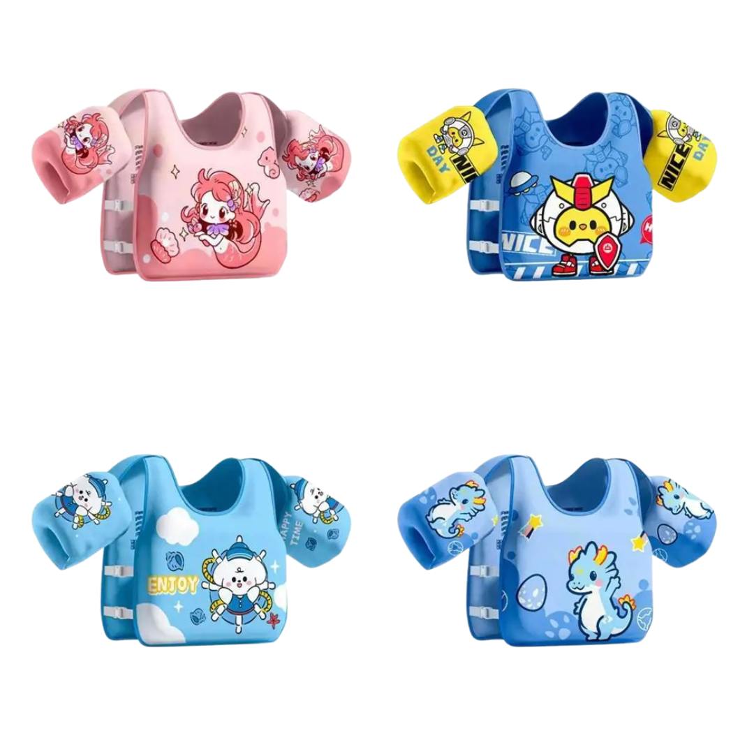 Colete de Natação Infantil Float&Fun – Flutue com Confiança