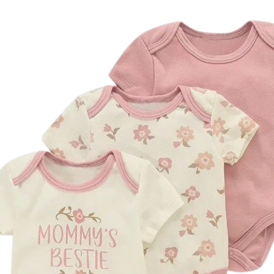 Kit 5 Bodies Fofurisa – Um Mimo para os Primeiros Meses