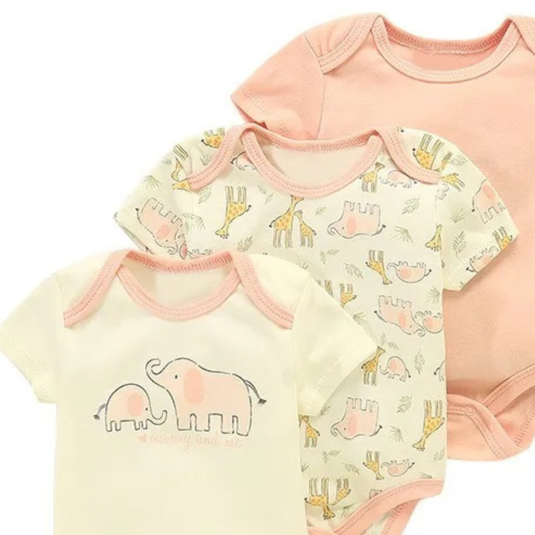 Kit 5 Bodies Fofurisa – Roupinhas para Momentos Incríveis