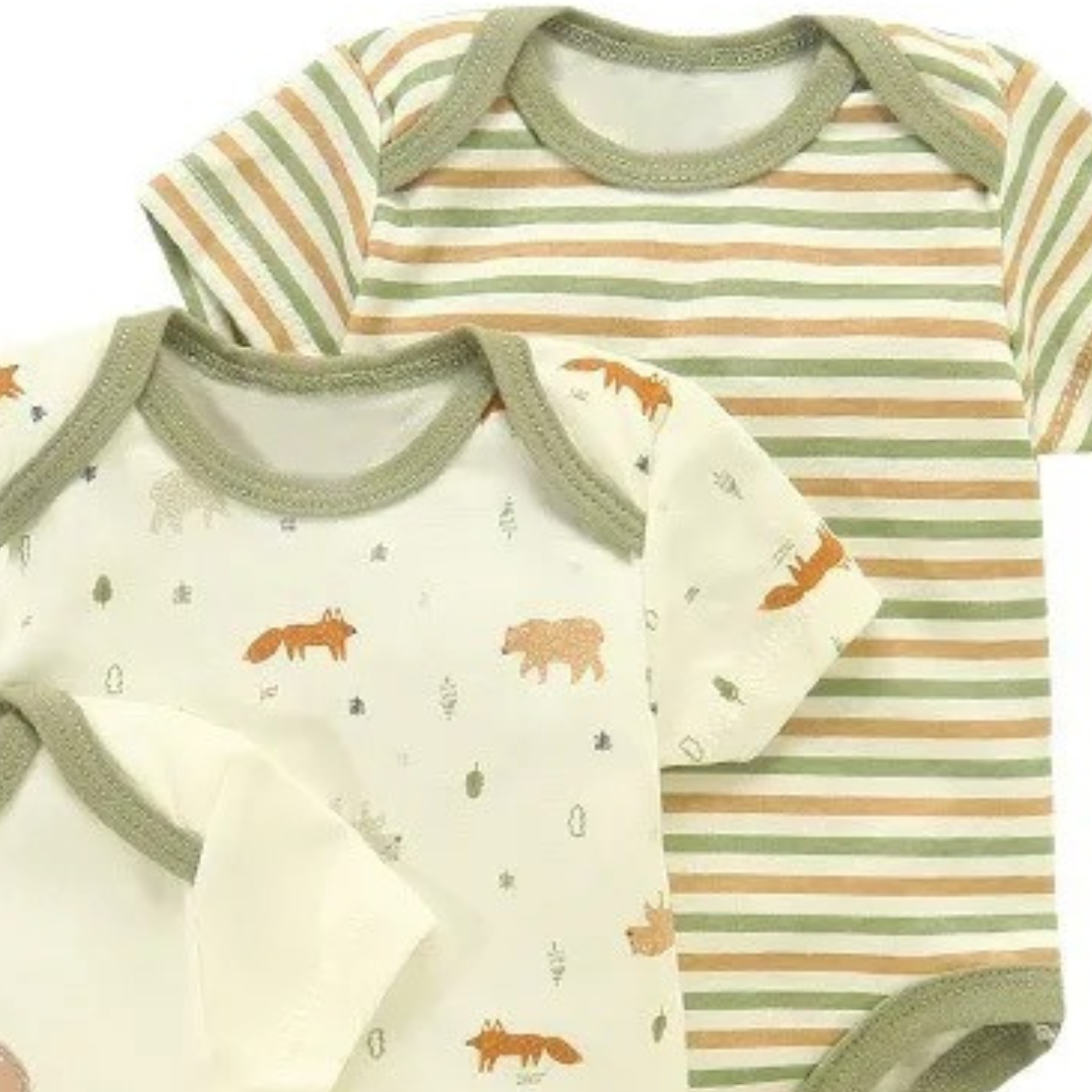 Kit 5 Bodies Fofurisa – Conforto que Abraça os Pequenos