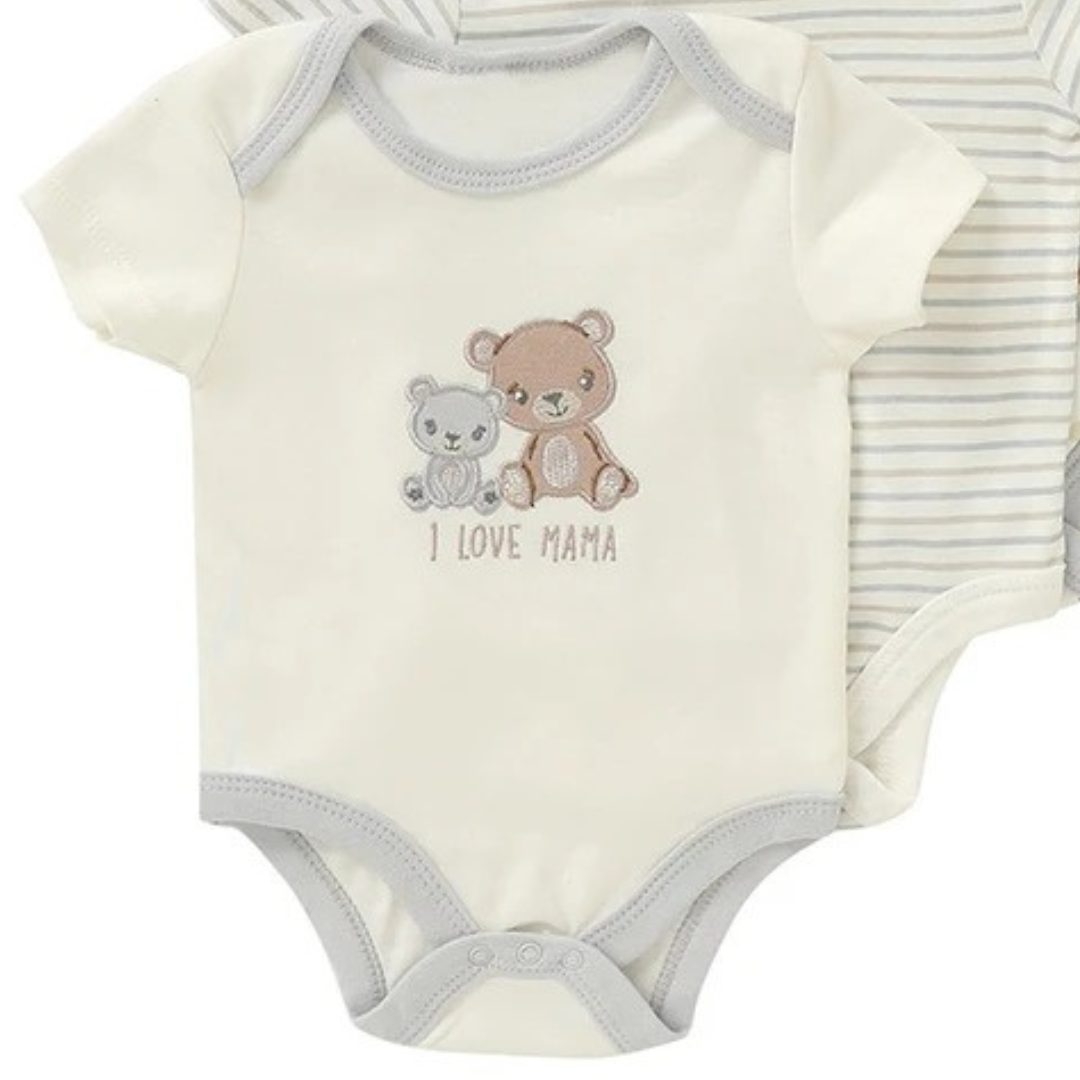 Kit 5 Bodies Fofurisa – Conforto que Cuida