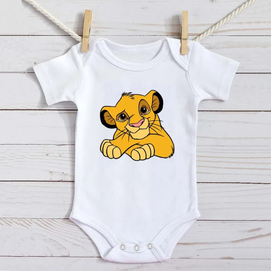 Body Simba Encantado – O Rei da Fofura (Branco)