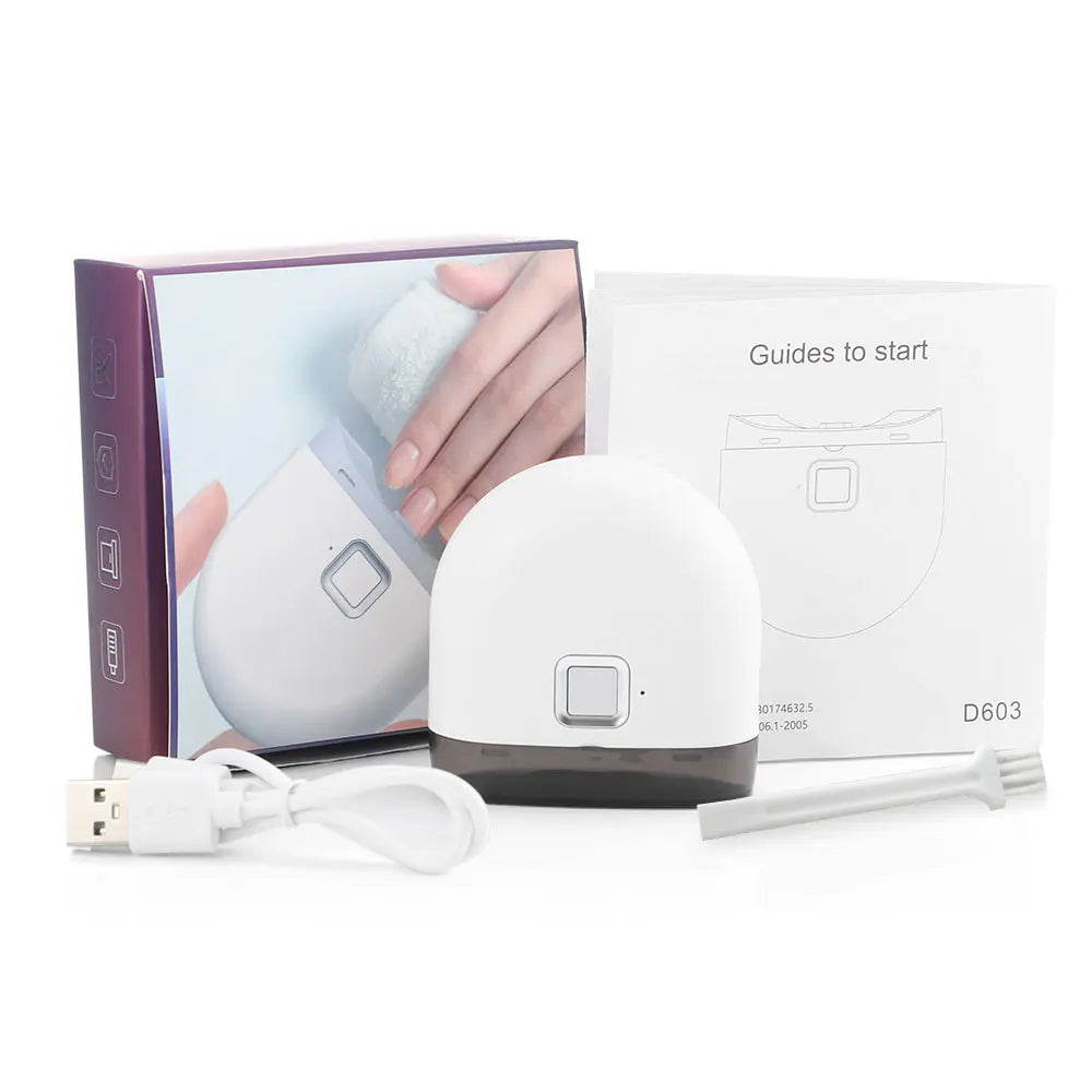 UniClip – Cortador de Unhas Elétrico Recarregável com LEDs para Crianças e Adultos