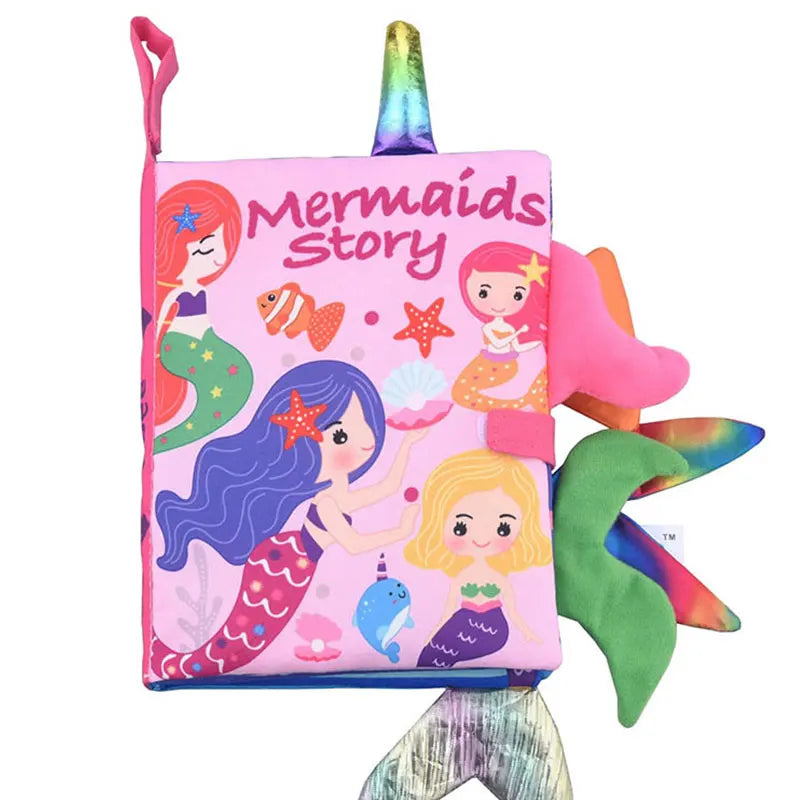 ZooMimos – Livro Sensorial Silencioso de Tecido com Animais Montessori para Bebês 6–12 meses