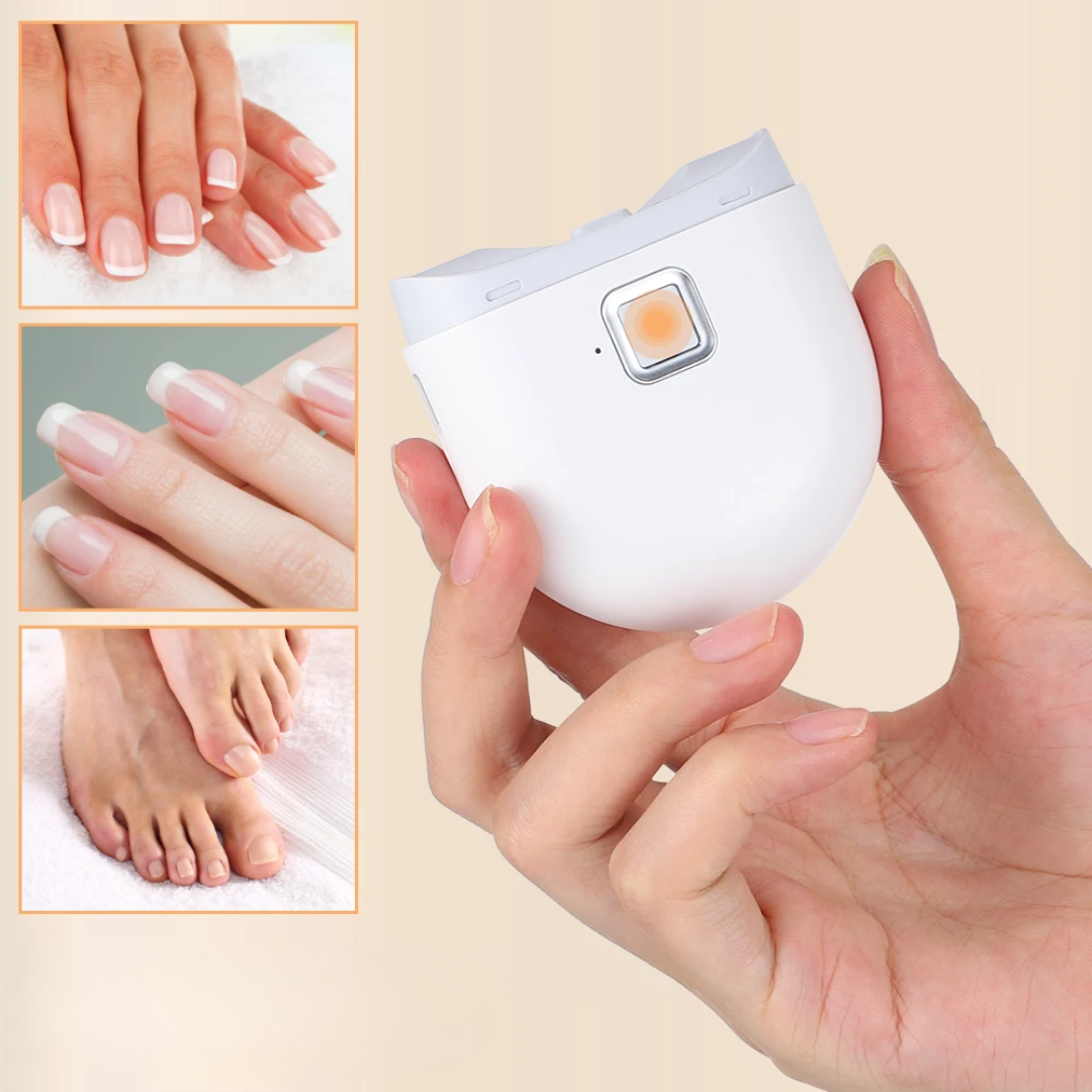 UniClip – Cortador de Unhas Elétrico Recarregável com LEDs para Crianças e Adultos