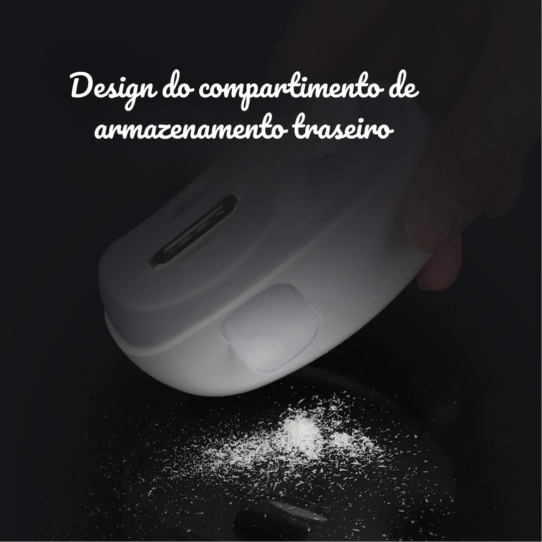 UniClip – Cortador de Unhas Elétrico Recarregável com LEDs para Crianças e Adultos