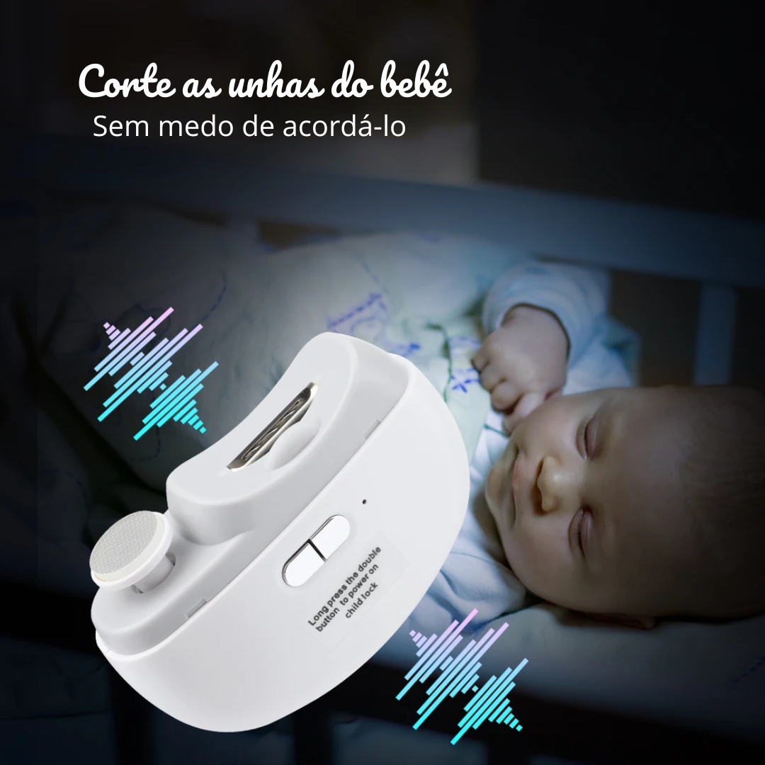 UniClip – Cortador de Unhas Elétrico Recarregável com LEDs para Crianças e Adultos