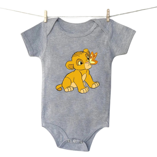 Body Simba Encantado – O Rei da Fofura (Cinza)