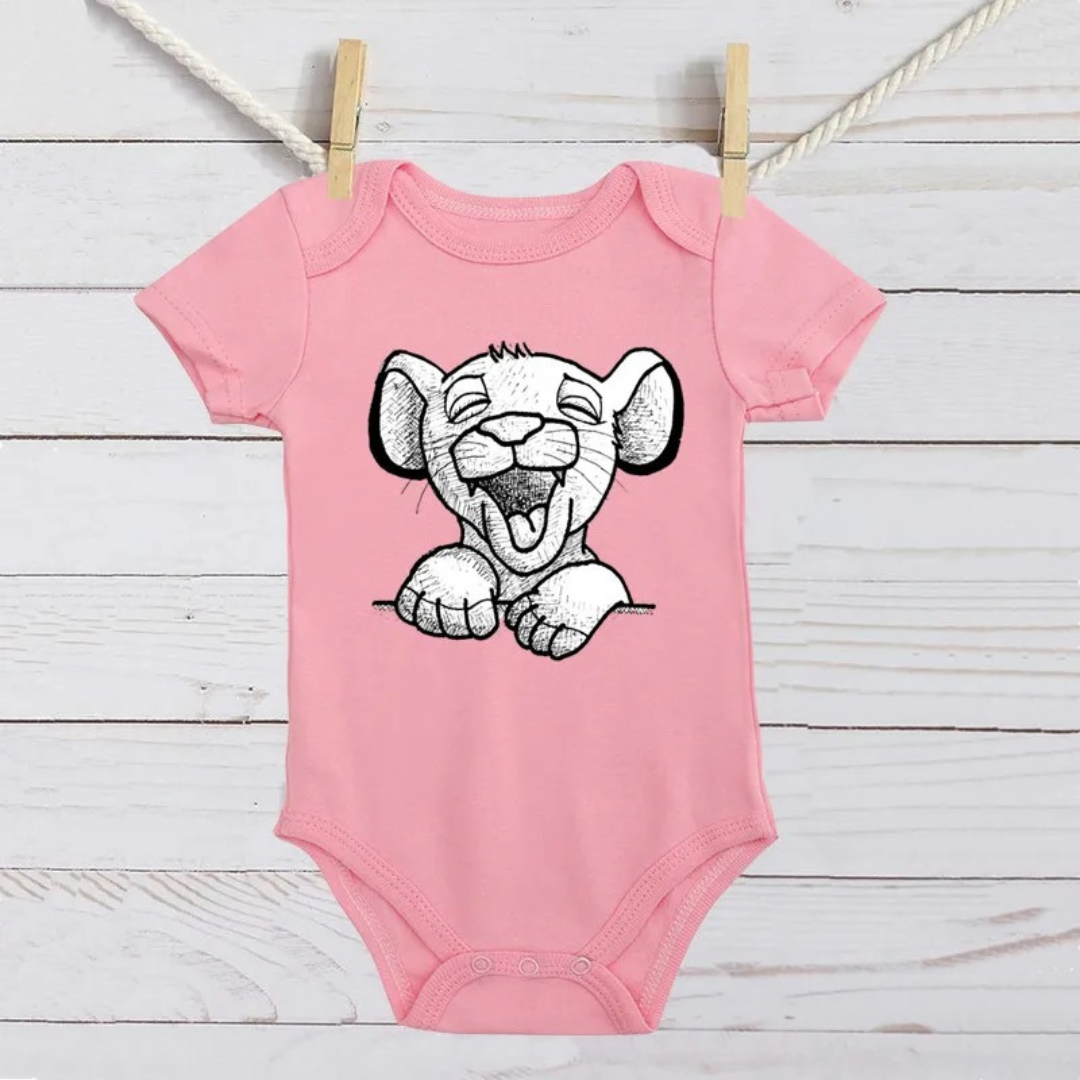 Body Simba Encantado – O Rei da Fofura (Rosa)