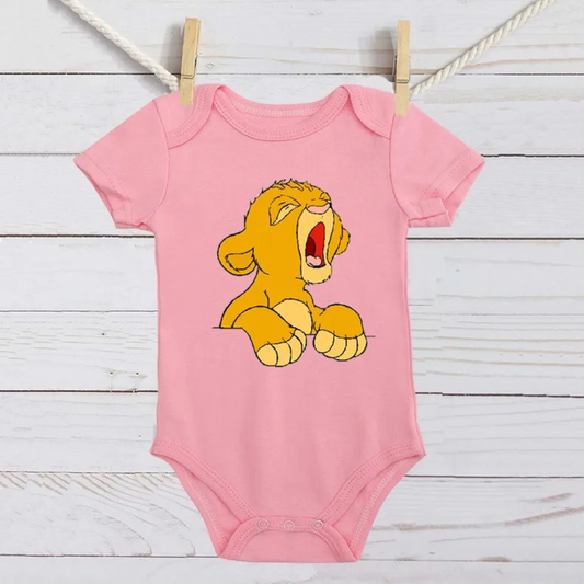 Body Simba Encantado – O Rei da Fofura (Rosa)