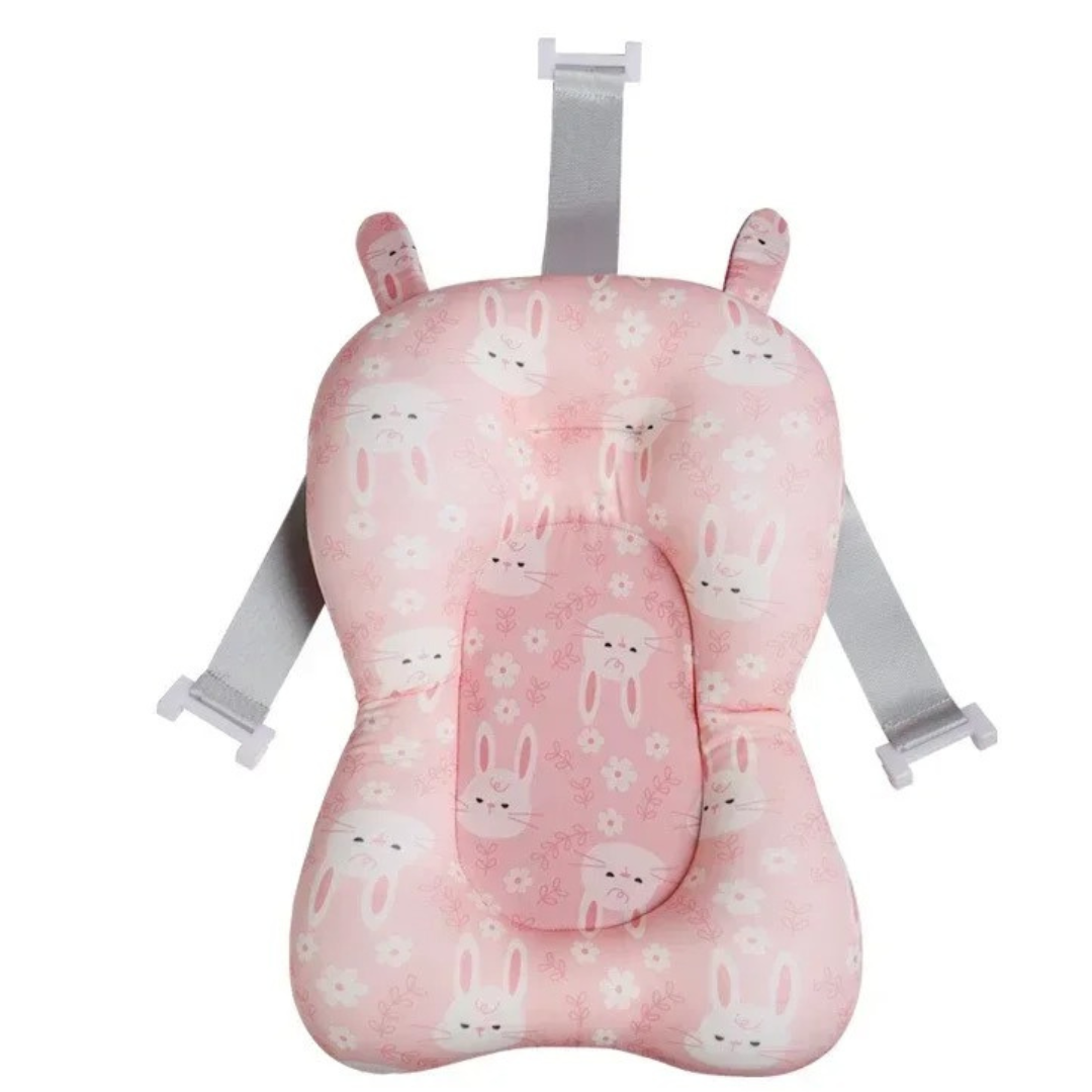 Almofada Suporte de Banho para Bebê - Dobrável e Confortável
