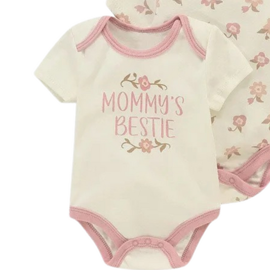Kit 5 Bodies Fofurisa – Um Mimo para os Primeiros Meses