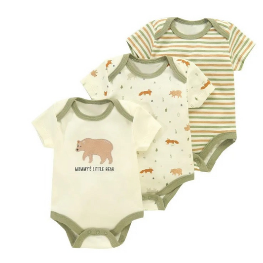 Kit 5 Bodies Fofurisa – Conforto que Abraça os Pequenos