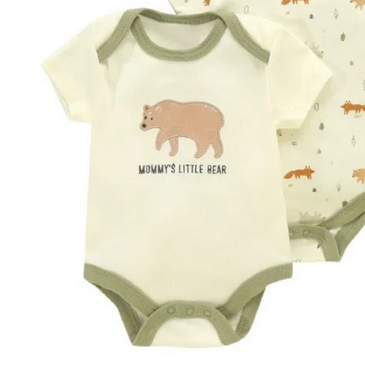 Kit 5 Bodies Fofurisa – Conforto que Abraça os Pequenos