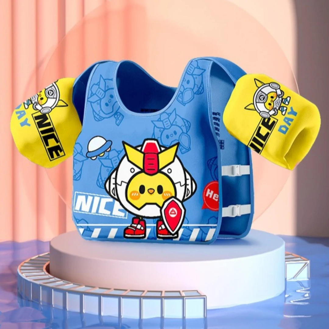 Colete de Natação Infantil Float&Fun – Flutue com Confiança