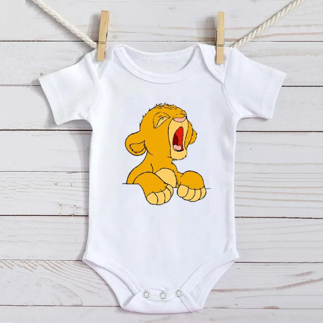 Body Simba Encantado – O Rei da Fofura (Branco)
