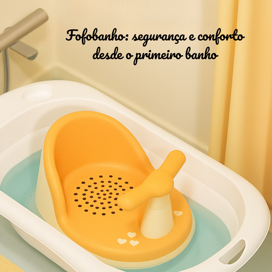 FofoBanho – Suporte Ergonômico de Banho para Bebês Recém‑nascidos