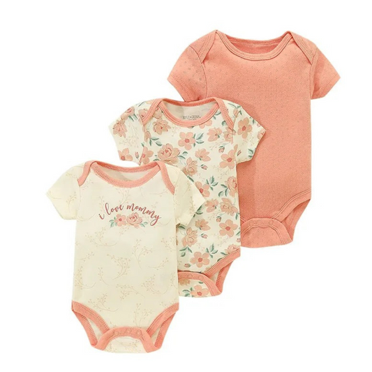 Kit 5 Bodies Fofurisa – Um Toque de Amor para Seu Bebê