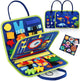 Mãozinhas Ativas – Placa Montessori de Atividades Sensoriais para Desenvolvimento Motor Infantil