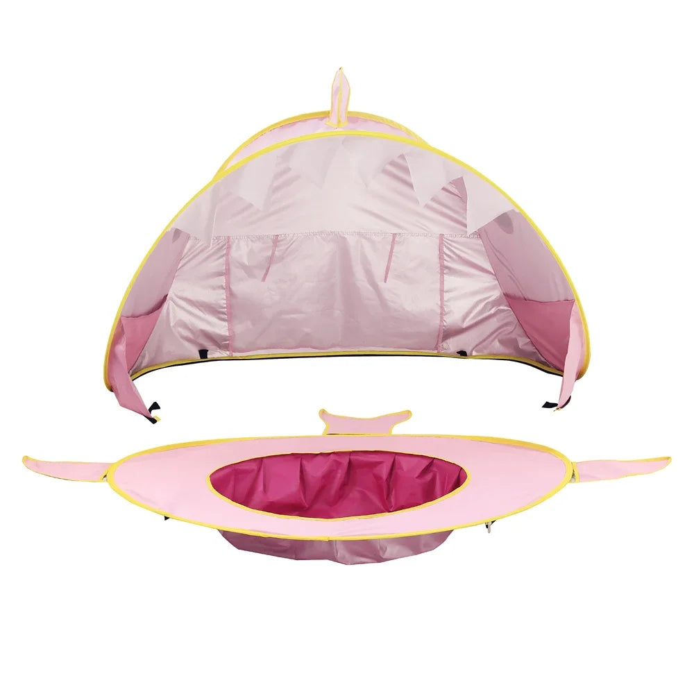 FofoSombra - Barraca Pop‑Up com Piscina Portátil e Proteção UV para Bebês e Crianças