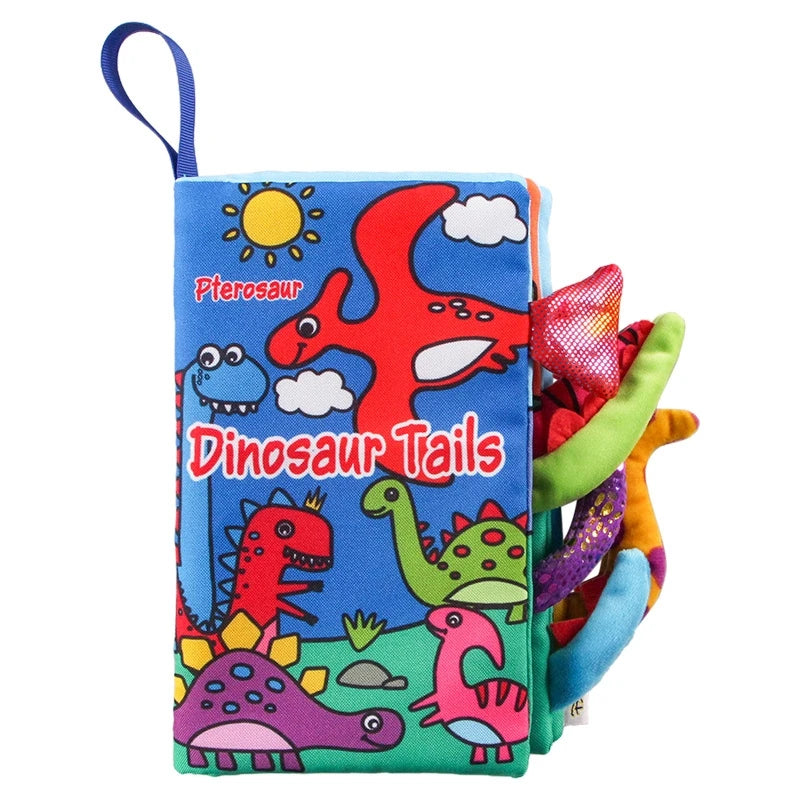ZooMimos – Livro Sensorial Silencioso de Tecido com Animais Montessori para Bebês 6–12 meses