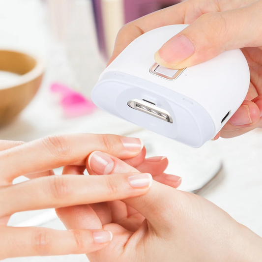 UniClip – Cortador de Unhas Elétrico Recarregável com LEDs para Crianças e Adultos